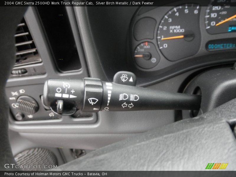 Silver Birch Metallic / Dark Pewter 2004 GMC Sierra 2500HD Work Truck Regular Cab