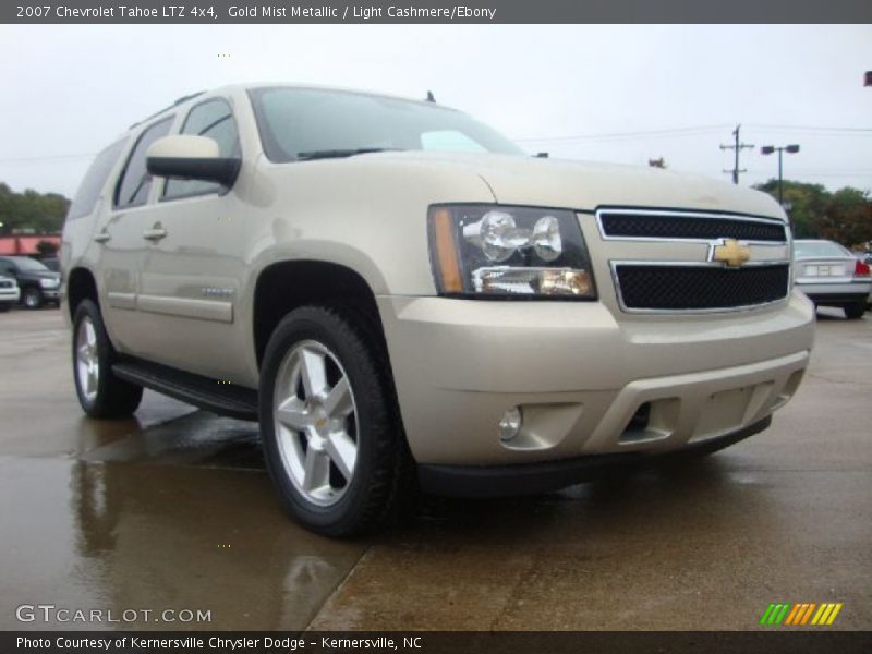 Gold Mist Metallic / Light Cashmere/Ebony 2007 Chevrolet Tahoe LTZ 4x4