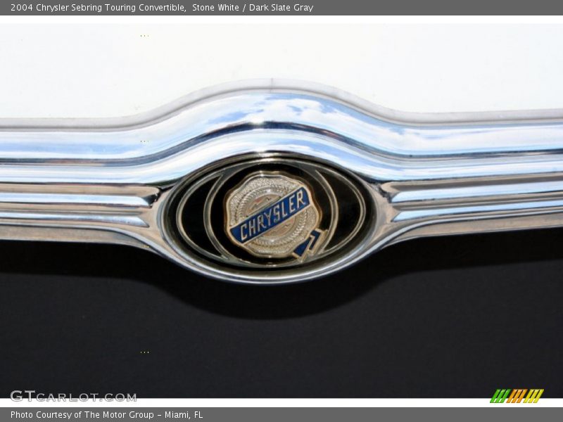 Stone White / Dark Slate Gray 2004 Chrysler Sebring Touring Convertible