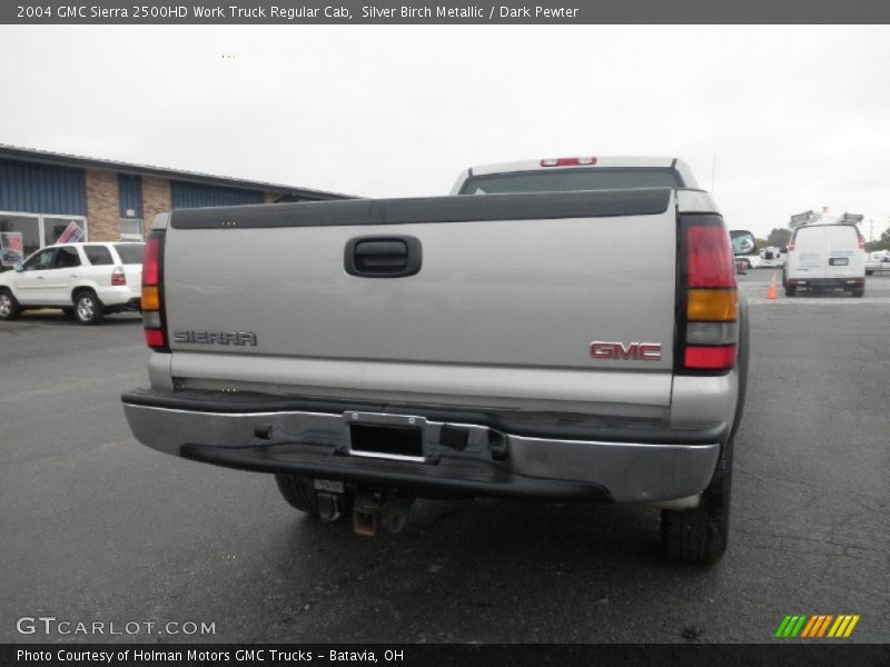 Silver Birch Metallic / Dark Pewter 2004 GMC Sierra 2500HD Work Truck Regular Cab