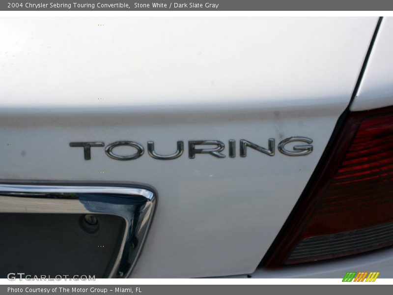 Stone White / Dark Slate Gray 2004 Chrysler Sebring Touring Convertible