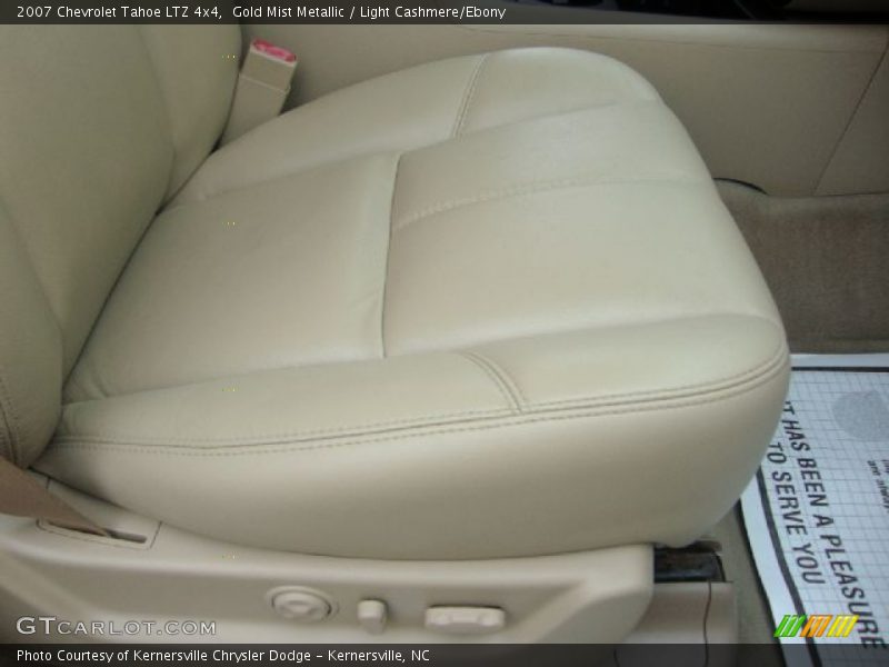Gold Mist Metallic / Light Cashmere/Ebony 2007 Chevrolet Tahoe LTZ 4x4