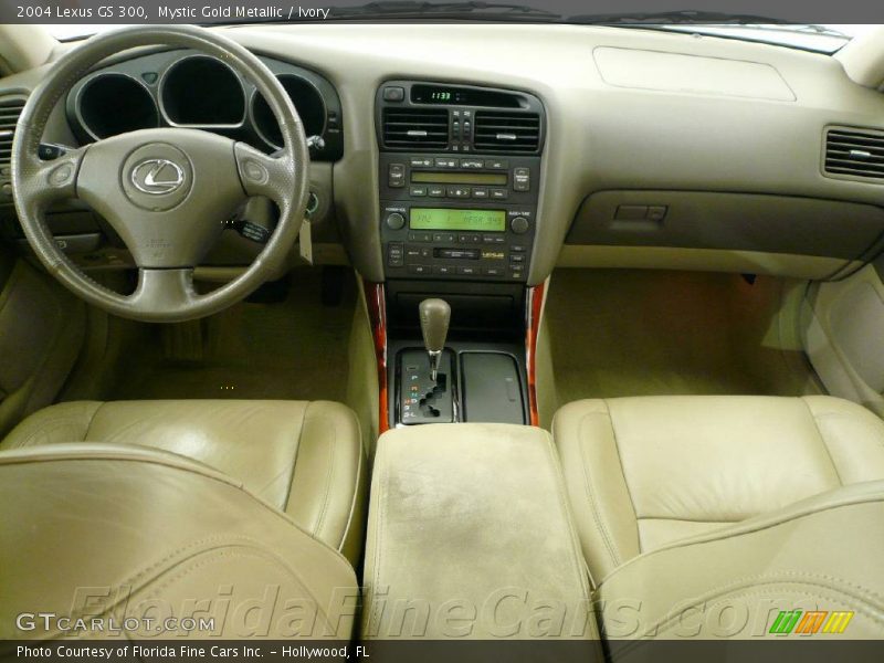 Mystic Gold Metallic / Ivory 2004 Lexus GS 300