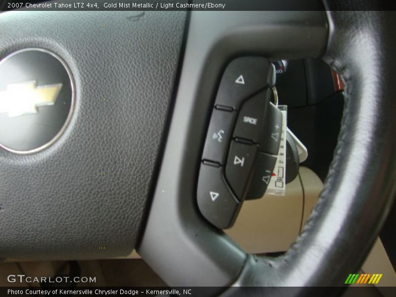 Gold Mist Metallic / Light Cashmere/Ebony 2007 Chevrolet Tahoe LTZ 4x4