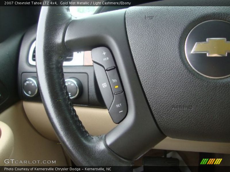Gold Mist Metallic / Light Cashmere/Ebony 2007 Chevrolet Tahoe LTZ 4x4