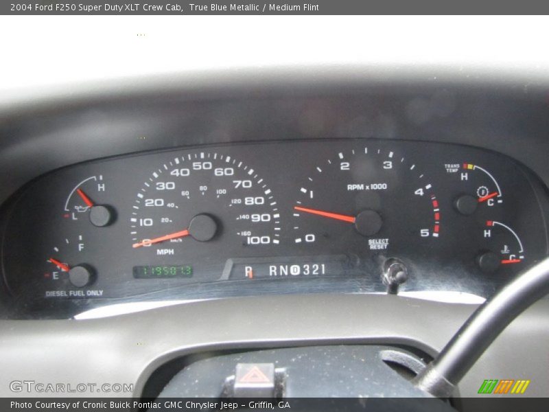  2004 F250 Super Duty XLT Crew Cab XLT Crew Cab Gauges