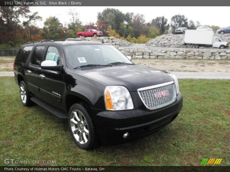 Onyx Black / Ebony 2012 GMC Yukon XL SLE