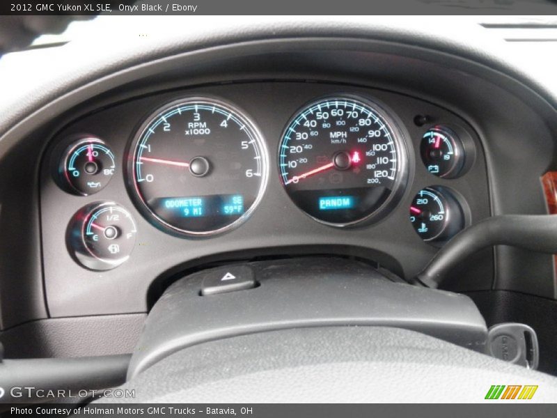 Onyx Black / Ebony 2012 GMC Yukon XL SLE
