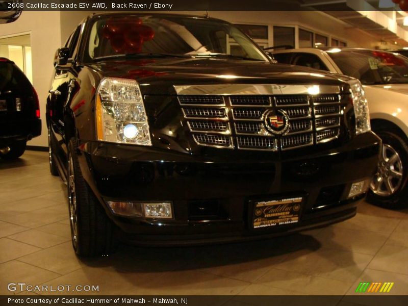 Black Raven / Ebony 2008 Cadillac Escalade ESV AWD