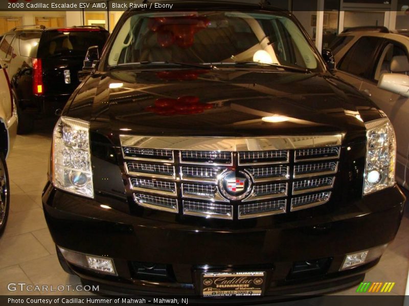 Black Raven / Ebony 2008 Cadillac Escalade ESV AWD