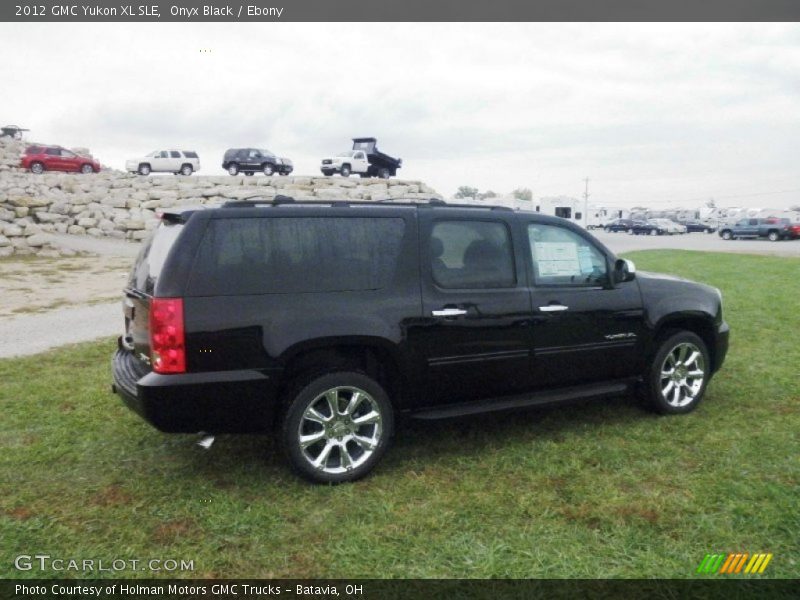 Onyx Black / Ebony 2012 GMC Yukon XL SLE
