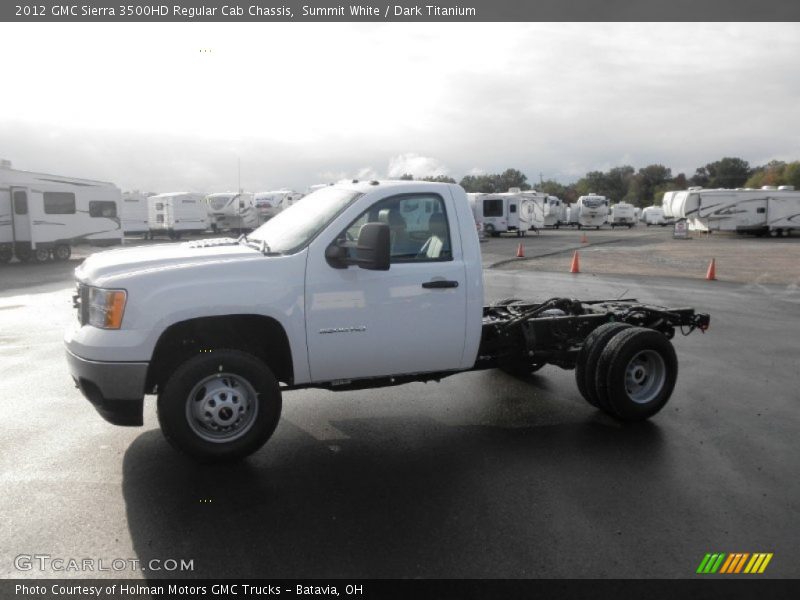  2012 Sierra 3500HD Regular Cab Chassis Summit White