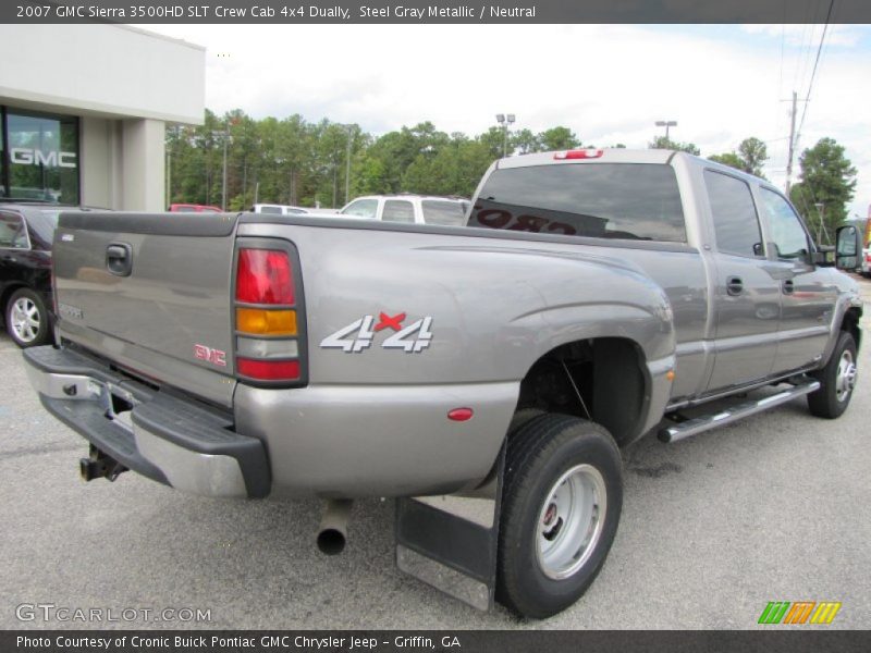  2007 Sierra 3500HD SLT Crew Cab 4x4 Dually Steel Gray Metallic