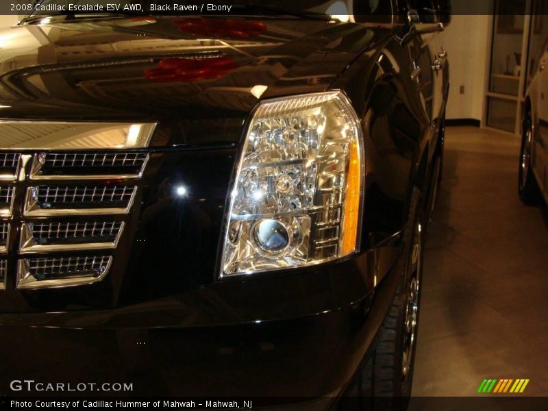 Black Raven / Ebony 2008 Cadillac Escalade ESV AWD