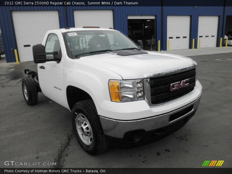 Front 3/4 View of 2012 Sierra 2500HD Regular Cab Chassis