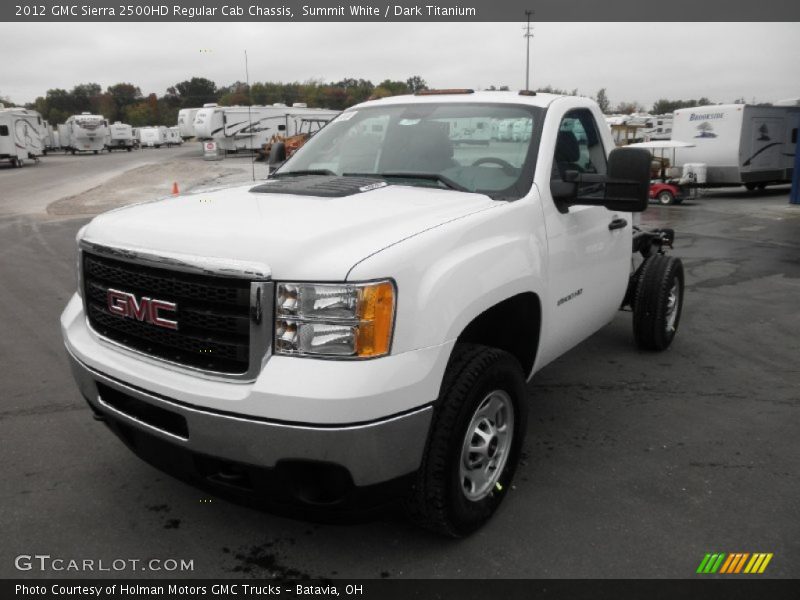 Front 3/4 View of 2012 Sierra 2500HD Regular Cab Chassis