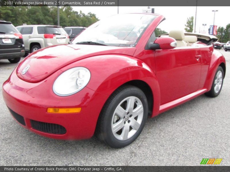 Salsa Red / Cream 2007 Volkswagen New Beetle 2.5 Convertible