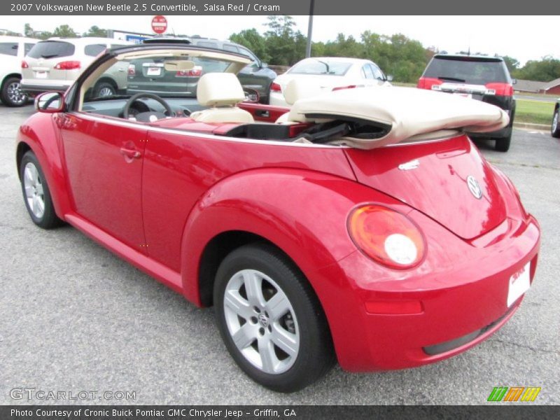 Salsa Red / Cream 2007 Volkswagen New Beetle 2.5 Convertible