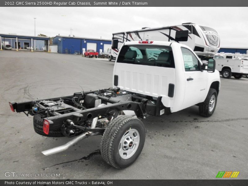  2012 Sierra 2500HD Regular Cab Chassis Summit White