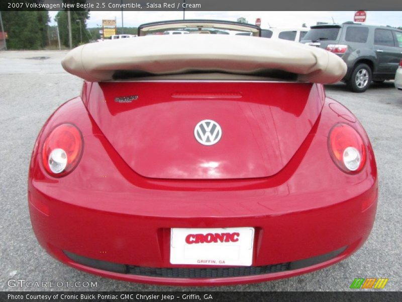 Salsa Red / Cream 2007 Volkswagen New Beetle 2.5 Convertible