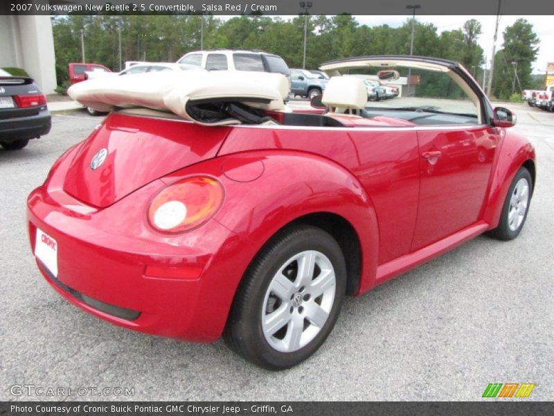 Salsa Red / Cream 2007 Volkswagen New Beetle 2.5 Convertible