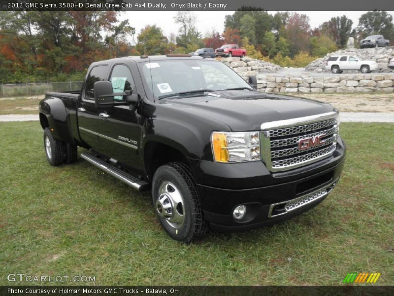 Front 3/4 View of 2012 Sierra 3500HD Denali Crew Cab 4x4 Dually