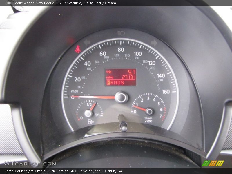 Salsa Red / Cream 2007 Volkswagen New Beetle 2.5 Convertible