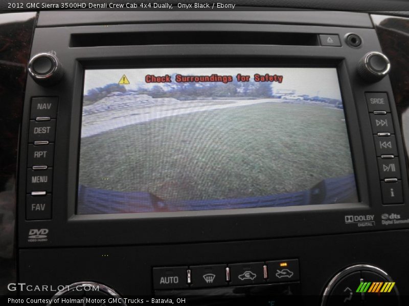 Onyx Black / Ebony 2012 GMC Sierra 3500HD Denali Crew Cab 4x4 Dually