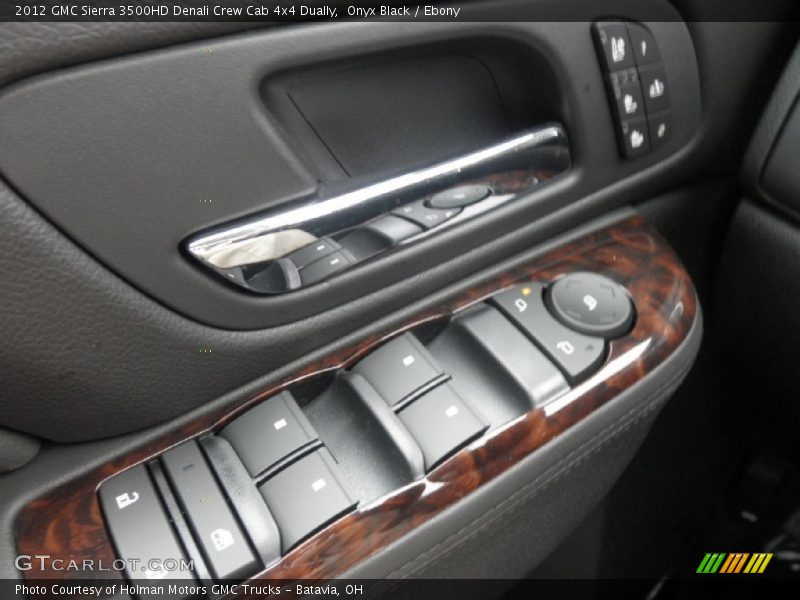 Onyx Black / Ebony 2012 GMC Sierra 3500HD Denali Crew Cab 4x4 Dually