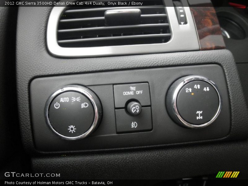 Controls of 2012 Sierra 3500HD Denali Crew Cab 4x4 Dually