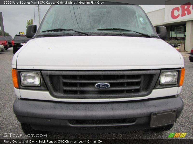 Oxford White / Medium Flint Grey 2006 Ford E Series Van E350 Cargo