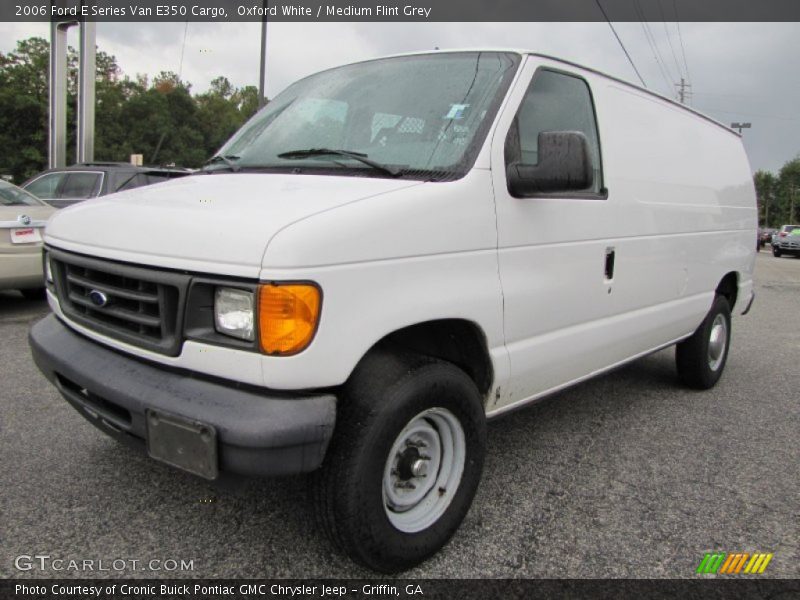Oxford White / Medium Flint Grey 2006 Ford E Series Van E350 Cargo