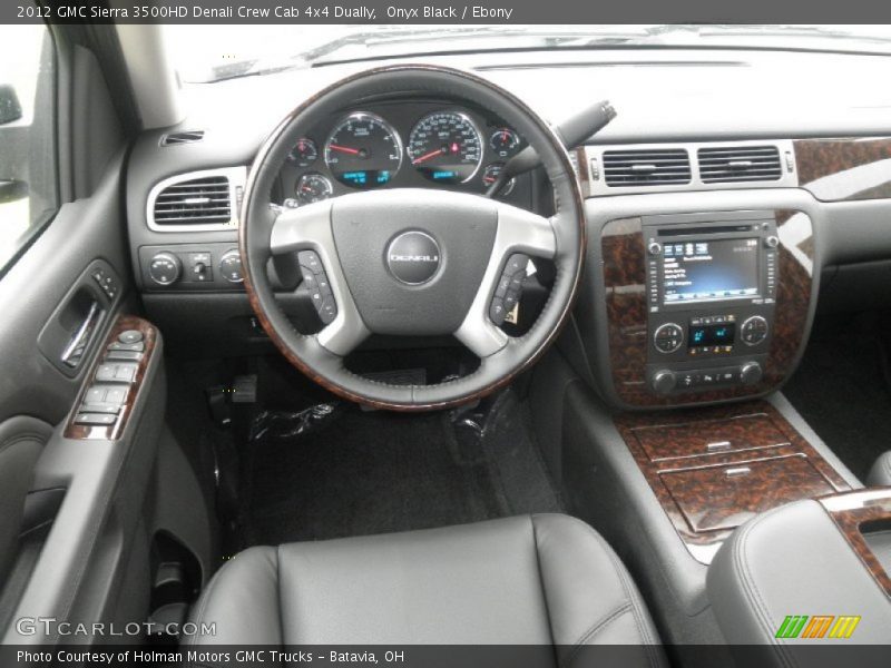 Dashboard of 2012 Sierra 3500HD Denali Crew Cab 4x4 Dually