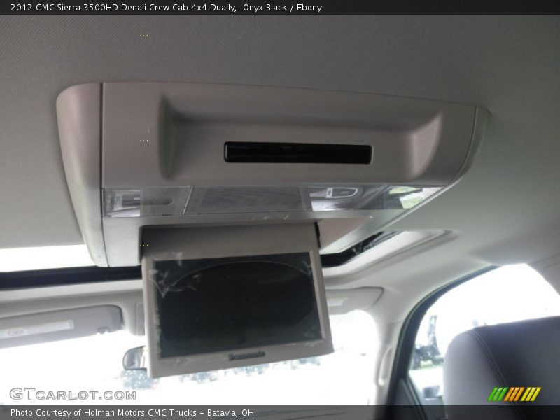 Onyx Black / Ebony 2012 GMC Sierra 3500HD Denali Crew Cab 4x4 Dually