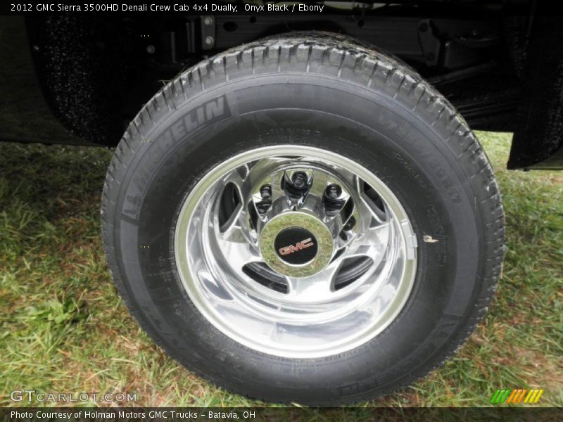 Onyx Black / Ebony 2012 GMC Sierra 3500HD Denali Crew Cab 4x4 Dually