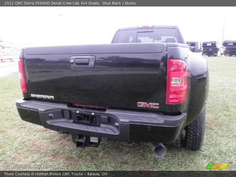 Onyx Black / Ebony 2012 GMC Sierra 3500HD Denali Crew Cab 4x4 Dually