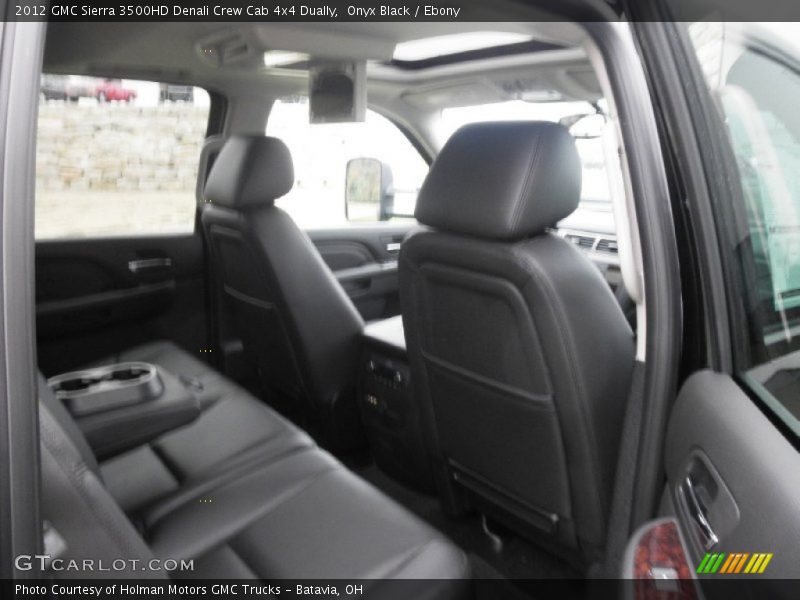 Onyx Black / Ebony 2012 GMC Sierra 3500HD Denali Crew Cab 4x4 Dually