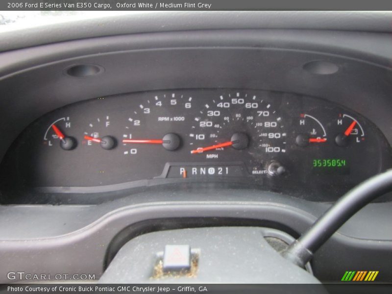 Oxford White / Medium Flint Grey 2006 Ford E Series Van E350 Cargo