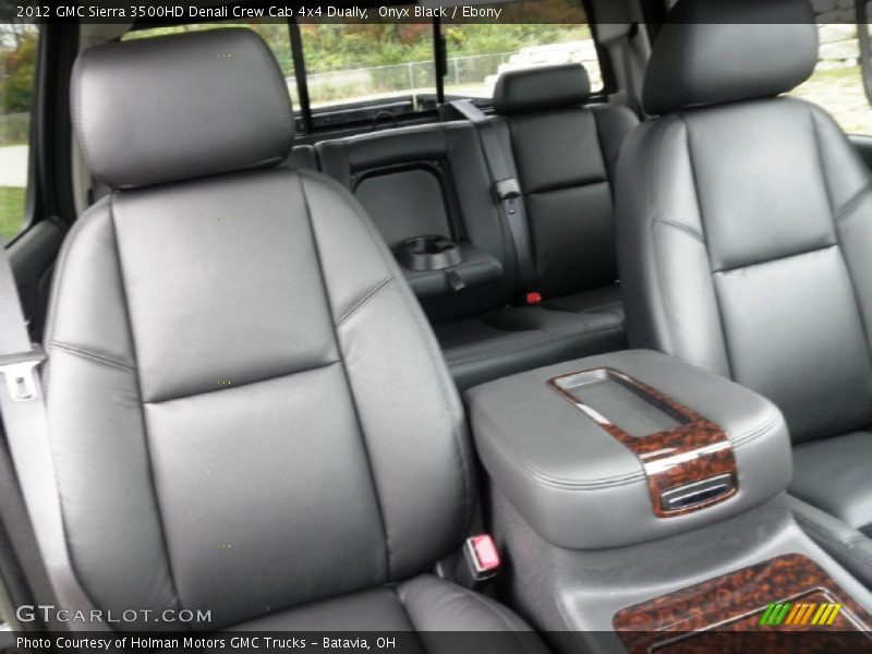 Onyx Black / Ebony 2012 GMC Sierra 3500HD Denali Crew Cab 4x4 Dually