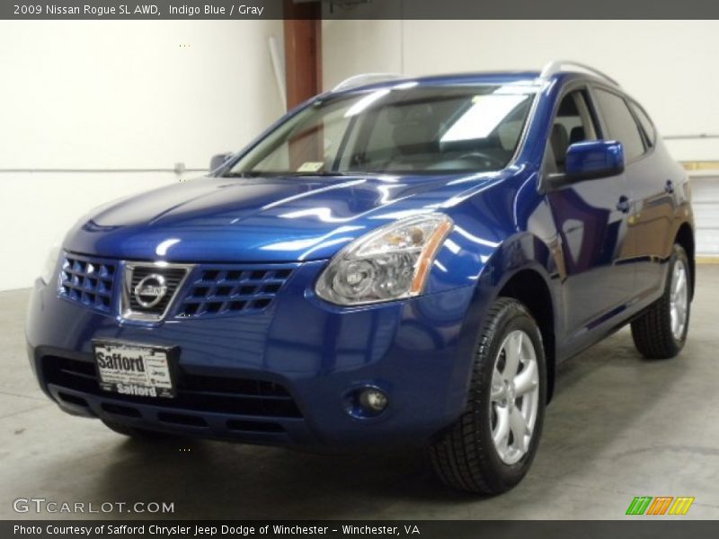 Indigo Blue / Gray 2009 Nissan Rogue SL AWD
