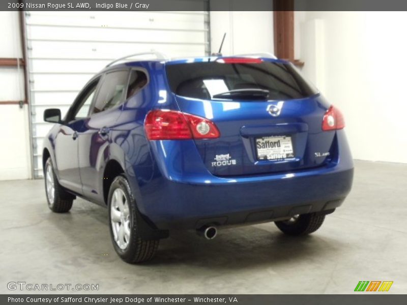 Indigo Blue / Gray 2009 Nissan Rogue SL AWD