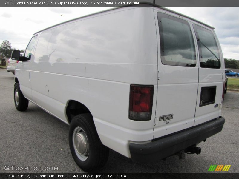Oxford White / Medium Flint 2003 Ford E Series Van E350 Super Duty Cargo