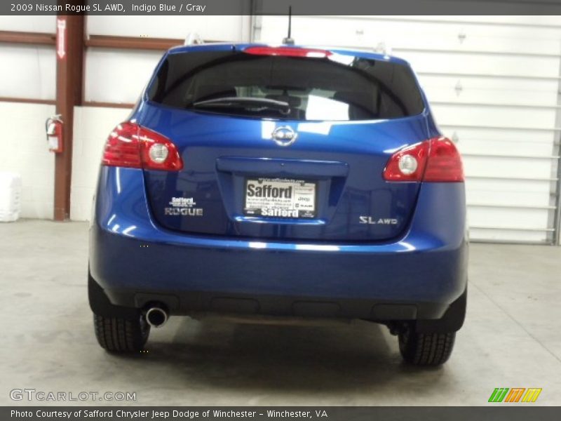 Indigo Blue / Gray 2009 Nissan Rogue SL AWD