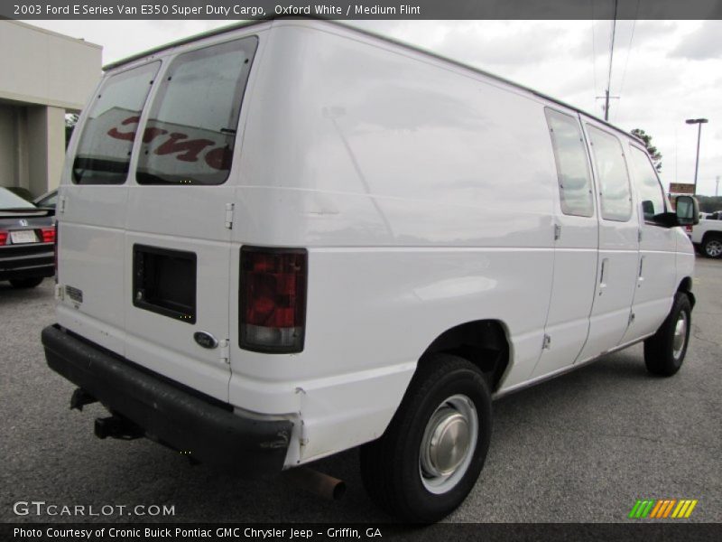 Oxford White / Medium Flint 2003 Ford E Series Van E350 Super Duty Cargo