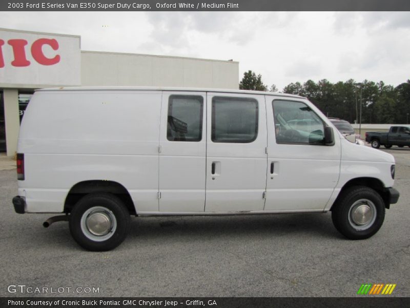 Oxford White / Medium Flint 2003 Ford E Series Van E350 Super Duty Cargo
