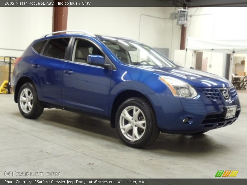 Indigo Blue / Gray 2009 Nissan Rogue SL AWD