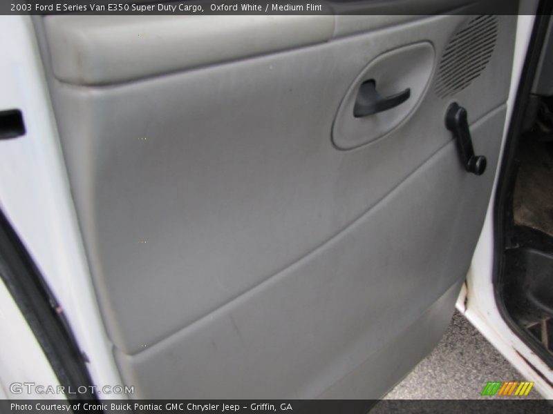 Oxford White / Medium Flint 2003 Ford E Series Van E350 Super Duty Cargo