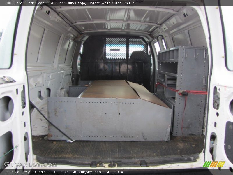 Oxford White / Medium Flint 2003 Ford E Series Van E350 Super Duty Cargo