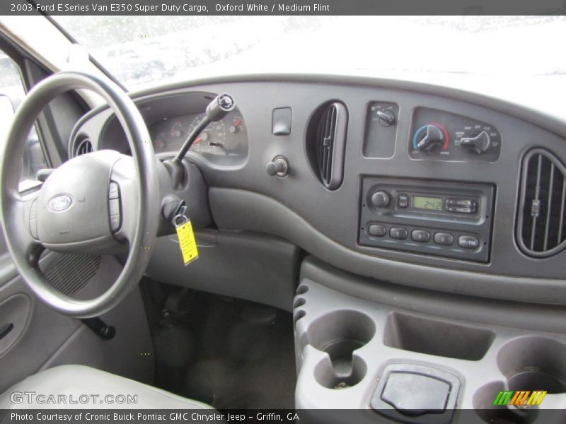 Oxford White / Medium Flint 2003 Ford E Series Van E350 Super Duty Cargo