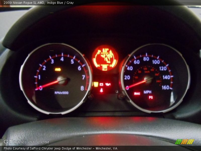 Indigo Blue / Gray 2009 Nissan Rogue SL AWD